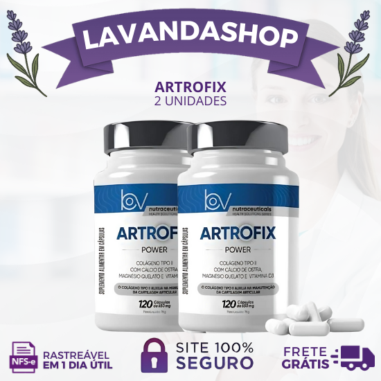 ARTROFIX Power: Alívio Para as Dores Articulares (Kits Com 2 Unidades) + Frete Grátis