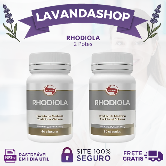 Rhodiola Rosea: A Força da Vitalidade e Clareza - Suplemento 100% Natural em Cápsulas