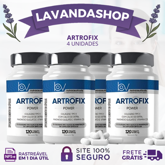ARTROFIX Power: Alívio Para as Dores Articulares (Kits Com 2 Unidades) + Frete Grátis