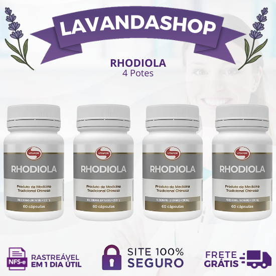 Rhodiola Rosea: A Força da Vitalidade e Clareza - Suplemento 100% Natural em Cápsulas
