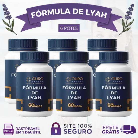 Fórmula De Lyah - Estimulante de Apetite e Ganho de Peso Saudável - Compre 1 Leve 2, Leve 4 ou Leve 6.