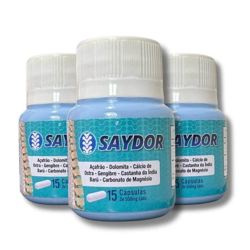 Saydor - Alívio Avançado para Dores Articulares, Formigamentos e Inflamações - Promoção Oficial Compre 1 Leve 2 (1 Mês de Tratamento por Kit)